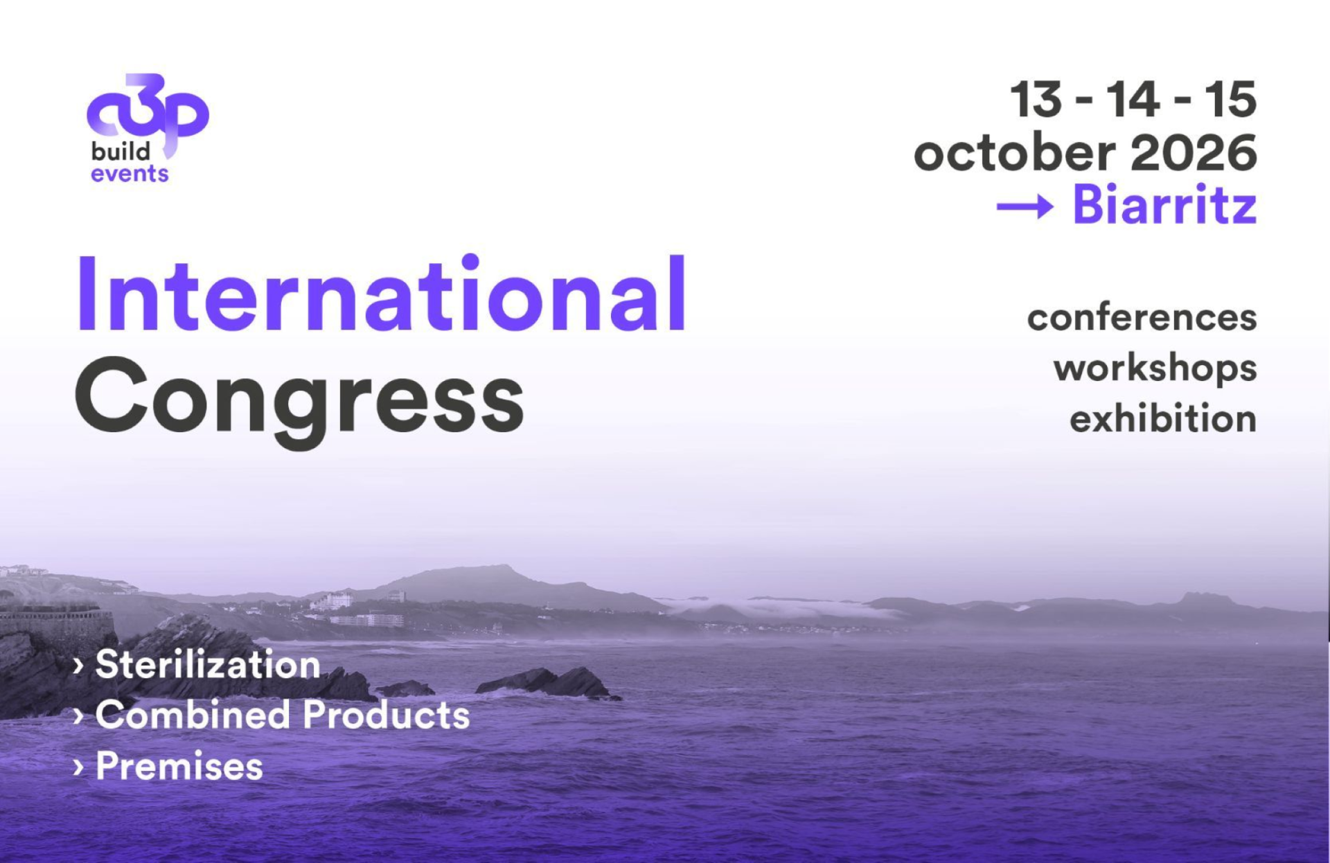 Image header Pharmasep page International Congress A3P Biarritz
